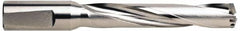 Guhring - 16 to 17mm Diam, 5xD, 90mm Max Depth, 20mm Shank Diam, 112mm Flute, 166mm OAL, Replaceable Tip Drill - RT 800 WP Insert, 0.1 Seat Size, Series 5243 - Benchmark Tooling
