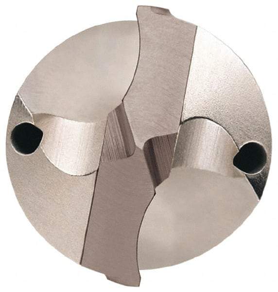 Guhring - Series 2747, 41/64" Diam 140° Replaceable Drill Tip - Carbide, Uncoated, 0.1 Seat Size, Through Coolant - Benchmark Tooling