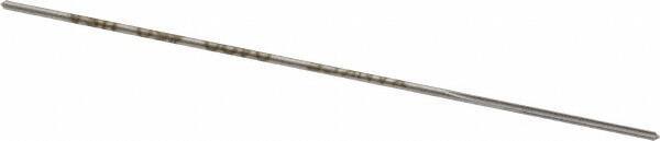 Made in USA - #60 Cobalt 4 Flute Chucking Reamer - Straight Flute, 0.039" Straight Shank, 1/2" Flute Length, 2-1/2" OAL - Benchmark Tooling