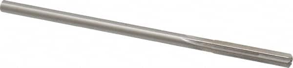 Made in USA - Letter A Cobalt 6 Flute Chucking Reamer - Straight Flute, 0.2265" Straight Shank, 1-1/2" Flute Length, 6" OAL - Benchmark Tooling