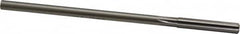 Made in USA - Letter K Cobalt 6 Flute Chucking Reamer - Straight Flute, 1/4" Straight Shank, 1-1/2" Flute Length, 6" OAL - Benchmark Tooling