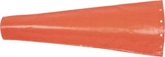 NMC - Vinyl Coated Fabric Wind Sock - 10 Inch Inlet Diameter, 36 Inch Long, Orange - Benchmark Tooling