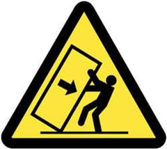 NMC - ISO Label - Black & Yellow, 2" Long x 2" High, Sign Muscle Finish - Benchmark Tooling