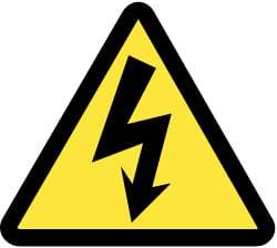 NMC - ISO Label - Black & Yellow, 2" Long x 2" High, Sign Muscle Finish - Benchmark Tooling