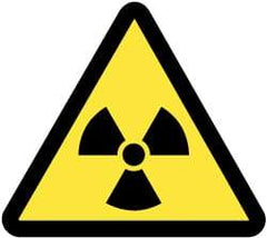 NMC - ISO Label - Black & Yellow, 2" Long x 2" High, Sign Muscle Finish - Benchmark Tooling