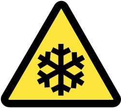 NMC - ISO Label - Black & Yellow, 2" Long x 2" High, Sign Muscle Finish - Benchmark Tooling