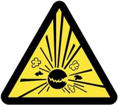 NMC - ISO Label - Black & Yellow, 2" Long x 2" High, Sign Muscle Finish - Benchmark Tooling