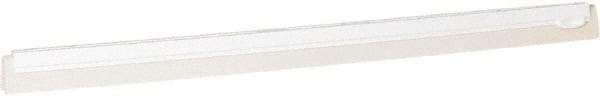 Vikan - 28" Foam Rubber Blade Squeegee Refill - Double Edge, White, Plastic Holder - Benchmark Tooling