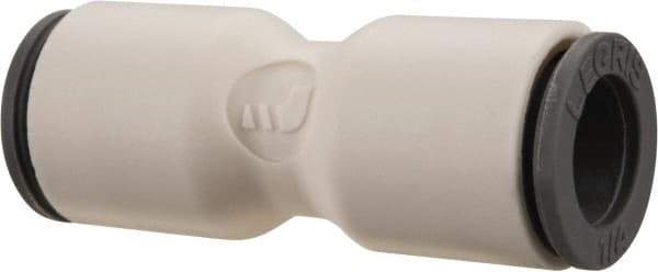 Parker - 1/4" OD, Bio-Sourced Nylon 11 Push-to-Connect Union - 230 Max psi, White - Benchmark Tooling