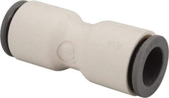 Parker - 3/8" OD, Bio-Sourced Nylon 11 Push-to-Connect Union - 190 Max psi, White - Benchmark Tooling