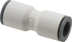Parker - 1/2" OD, Bio-Sourced Nylon 11 Push-to-Connect Union - 160 Max psi, White - Benchmark Tooling