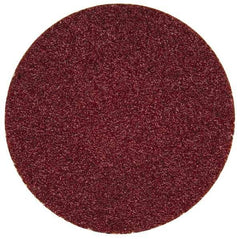 Merit Abrasives - 1-1/2" Disc Diam, 100 Grit, Zirconia Alumina Quick Change Disc - Type R Attaching System, Coated, Blue, Fine Grade, 30,000 RPM - Benchmark Tooling