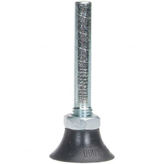 Merit Abrasives - 2" Diam Quick-Change Type P Disc Backing Pad - 1/4" Shank Diam, Soft Density, 30,000 RPM, Power-Lock Type 1 Compatible - Benchmark Tooling