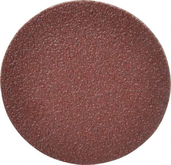 Merit Abrasives - 2" Diam, 60 Grit Aluminum Oxide Adhesive PSA Disc - Coarse Grade, Black, Cloth Backing, Flexible - Benchmark Tooling