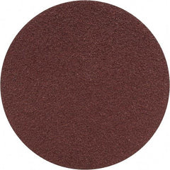 Merit Abrasives - 3" Diam, 60 Grit Aluminum Oxide Adhesive PSA Disc - Coarse Grade, Black, Cloth Backing, Flexible - Benchmark Tooling