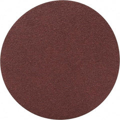 Merit Abrasives - 3" Diam, 100 Grit Aluminum Oxide Adhesive PSA Disc - Medium Grade, Black, Cloth Backing, Flexible - Benchmark Tooling