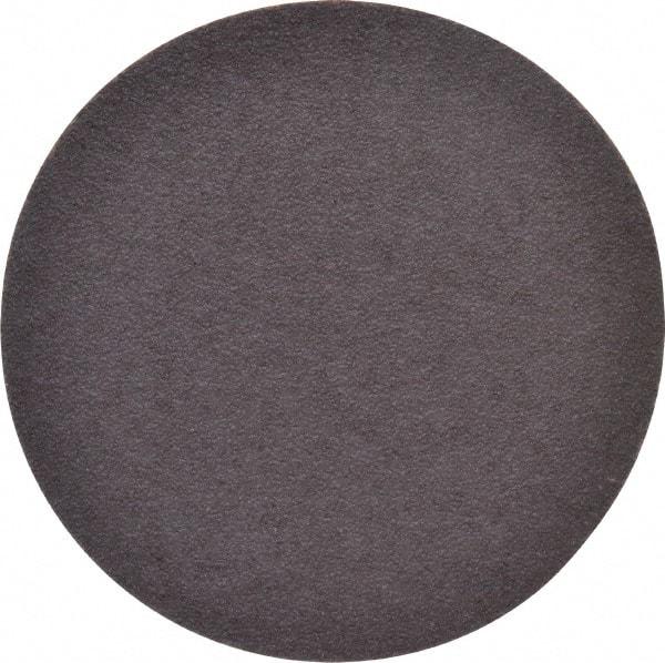 Merit Abrasives - 4" Diam, 60 Grit Aluminum Oxide Adhesive PSA Disc - Coarse Grade, Black, Cloth Backing, Flexible - Benchmark Tooling