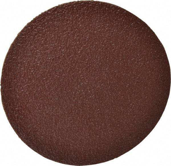 Merit Abrasives - 5" Diam, 36 Grit Aluminum Oxide Adhesive PSA Disc - Very Coarse, Black, Cloth Backing, Flexible - Benchmark Tooling