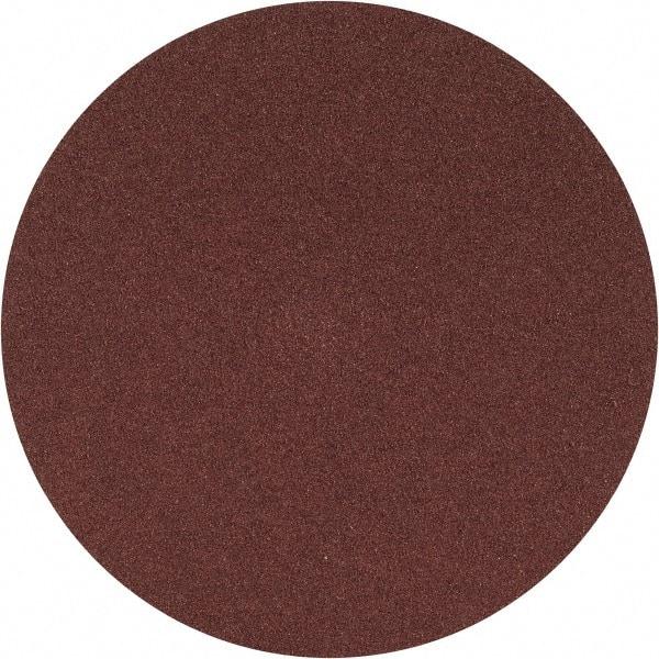 Merit Abrasives - 5" Diam, 100 Grit Aluminum Oxide Adhesive PSA Disc - Medium Grade, Black, Cloth Backing, Flexible - Benchmark Tooling