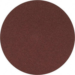 Merit Abrasives - 5" Diam, 100 Grit Aluminum Oxide Adhesive PSA Disc - Medium Grade, Black, Cloth Backing, Flexible - Benchmark Tooling