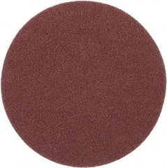 Merit Abrasives - 6" Diam, 40 Grit Aluminum Oxide Adhesive PSA Disc - Very Coarse, Black, Cloth Backing, Flexible - Benchmark Tooling