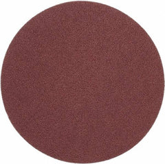 Merit Abrasives - 6" Diam, 50 Grit Aluminum Oxide Adhesive PSA Disc - Coarse Grade, Black, Cloth Backing, Flexible - Benchmark Tooling