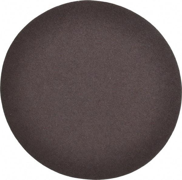 Merit Abrasives - 6" Diam, 80 Grit Aluminum Oxide Adhesive PSA Disc - Coarse Grade, Black, Cloth Backing, Flexible - Benchmark Tooling