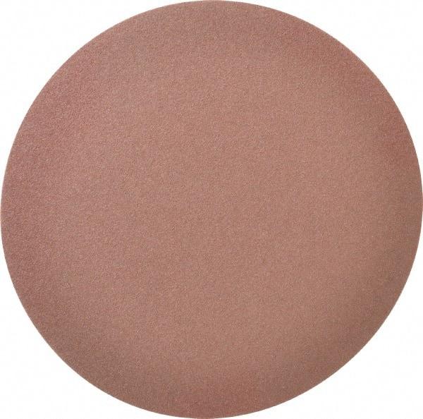 Merit Abrasives - 8" Diam, 60 Grit Aluminum Oxide Adhesive PSA Disc - Coarse Grade, Black, Cloth Backing, Flexible - Benchmark Tooling