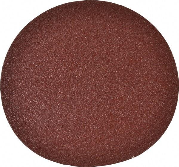 Merit Abrasives - 12" Diam, 24 Grit Aluminum Oxide Adhesive PSA Disc - Very Coarse, Black, Cloth Backing, Flexible - Benchmark Tooling