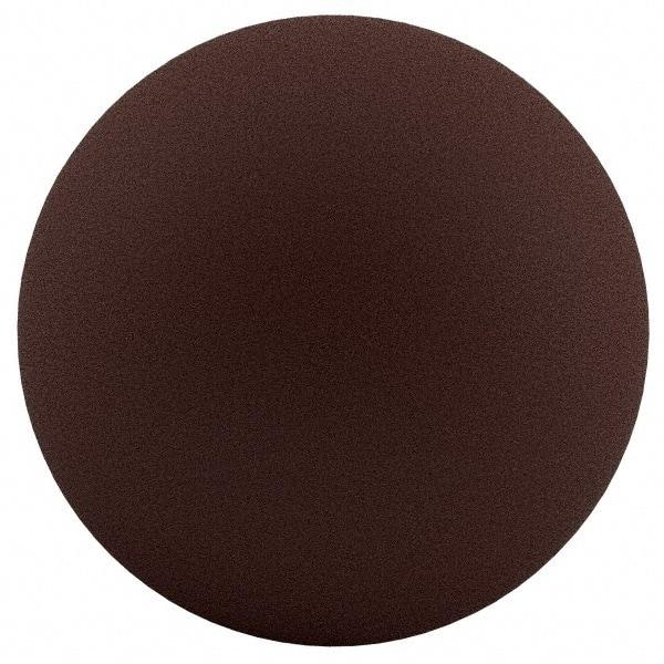 Merit Abrasives - 12" Diam, 150 Grit Aluminum Oxide Adhesive PSA Disc - Medium Grade, Black, Cloth Backing, Flexible, Use with Stationary Disc Sanders - Benchmark Tooling