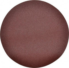 Merit Abrasives - 12" Diam, 180 Grit Aluminum Oxide Adhesive PSA Disc - Fine Grade, Black, Cloth Backing, Flexible, Use with Stationary Disc Sanders - Benchmark Tooling