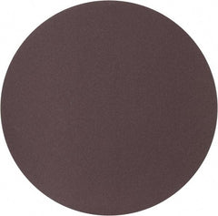 Merit Abrasives - 20" Diam, 80 Grit Aluminum Oxide Adhesive PSA Disc - Coarse Grade, Black, Cloth Backing, Flexible, Use with Stationary Disc Sanders - Benchmark Tooling