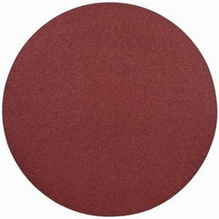 Merit Abrasives - 24" Diam, 50 Grit Aluminum Oxide Adhesive PSA Disc - Coarse Grade, Black, Cloth Backing, Flexible, Use with Stationary Disc Sanders - Benchmark Tooling