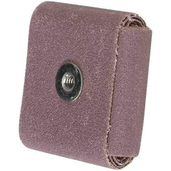 Merit Abrasives - 80 Grit, Medium Grade, Aluminum Oxide Square Pad - 2" Long x 2" Wide x 3/4" Thick - Benchmark Tooling