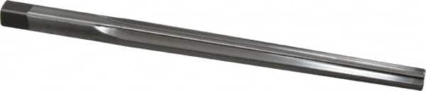 Made in USA - #7 Pin, 27/64" Diam, 0.3297" Small End, 13/32" Diam Straight Shank, 4-7/16" Flute, Taper Pin Reamer - Benchmark Tooling