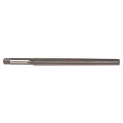 Alvord Polk - #10 Pin, 0.7216" Diam, 0.5799" Small End, 9/16" Diam Straight Shank, 6-1/16" Flute, Taper Pin Reamer - Benchmark Tooling