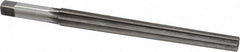 Made in USA - #10 Pin, 0.7216" Diam, 0.5799" Small End, 5/8" Diam Straight Shank, 6-13/16" Flute, Taper Pin Reamer - Benchmark Tooling