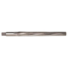 Alvord Polk - #9 Pin, 0.6066" Diam, 0.4805" Small End, 9/16" Diam Straight Shank, 6-1/16" Flute, Taper Pin Reamer - Benchmark Tooling