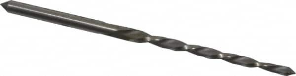 Made in USA - #5/0 Pin, 0.0966" Diam, 0.0719" Small End, 7/64" Diam Straight Shank, 1-3/16" Flute, Taper Pin Reamer - Benchmark Tooling
