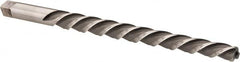 Made in USA - #7 Pin, 27/64" Diam, 0.3297" Small End, 13/32" Diam Straight Shank, 4-7/16" Flute, Taper Pin Reamer - Benchmark Tooling