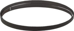 Starrett - 10 to 14 TPI, 7' 9" Long x 1/2" Wide x 0.025" Thick, Welded Band Saw Blade - Bi-Metal, Toothed Edge, Raker Tooth Set, Contour Cutting - Benchmark Tooling