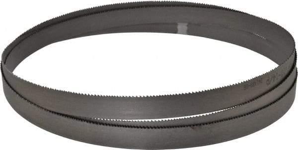 Starrett - 10 to 14 TPI, 7' 9" Long x 3/4" Wide x 0.035" Thick, Welded Band Saw Blade - Bi-Metal, Toothed Edge, Raker Tooth Set, Contour Cutting - Benchmark Tooling