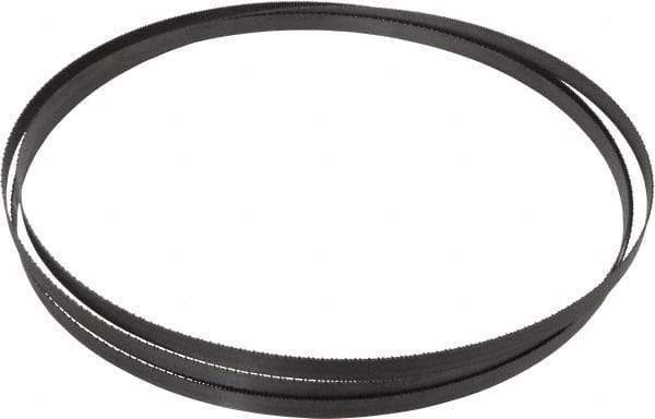 Starrett - 14 TPI, 10' Long x 1/2" Wide x 0.035" Thick, Welded Band Saw Blade - Bi-Metal, Toothed Edge, Raker Tooth Set, Contour Cutting - Benchmark Tooling