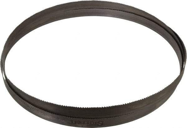 Starrett - 6 to 10 TPI, 13' 3" Long x 1" Wide x 0.035" Thick, Welded Band Saw Blade - Bi-Metal, Toothed Edge, Raker Tooth Set, Contour Cutting - Benchmark Tooling