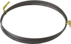 Starrett - 10 TPI, 7' 6" Long x 1/2" Wide x 0.035" Thick, Welded Band Saw Blade - Bi-Metal, Toothed Edge, Raker Tooth Set, Contour Cutting - Benchmark Tooling