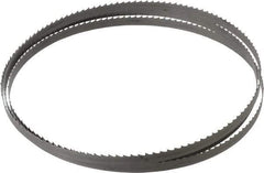 Starrett - 4 TPI, 7' 9-1/2" Long x 1/2" Wide x 0.025" Thick, Welded Band Saw Blade - Bi-Metal, Toothed Edge, Raker Tooth Set, Contour Cutting - Benchmark Tooling
