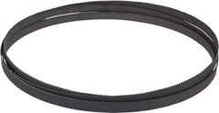 Starrett - 10 to 14 TPI, 7' 9-1/2" Long x 1/2" Wide x 0.035" Thick, Welded Band Saw Blade - Bi-Metal, Toothed Edge, Raker Tooth Set, Contour Cutting - Benchmark Tooling