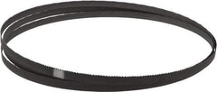 Starrett - 8 to 12 TPI, 9' 9" Long x 1/2" Wide x 0.025" Thick, Welded Band Saw Blade - Bi-Metal, Toothed Edge, Raker Tooth Set, Contour Cutting - Benchmark Tooling