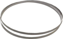 Starrett - 6 to 10 TPI, 10' 2" Long x 1/2" Wide x 0.035" Thick, Welded Band Saw Blade - Bi-Metal, Toothed Edge, Raker Tooth Set, Contour Cutting - Benchmark Tooling