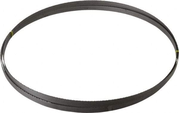 Starrett - 14 TPI, 10' 4" Long x 1/2" Wide x 0.035" Thick, Welded Band Saw Blade - Bi-Metal, Toothed Edge, Raker Tooth Set, Contour Cutting - Benchmark Tooling
